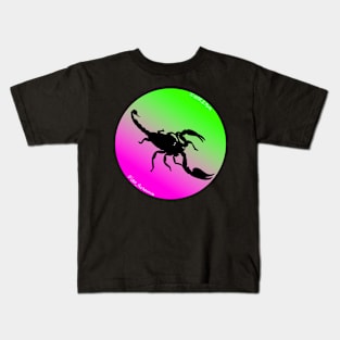 Scorpion Pink/Green “Watermelon” Gradient Kids T-Shirt